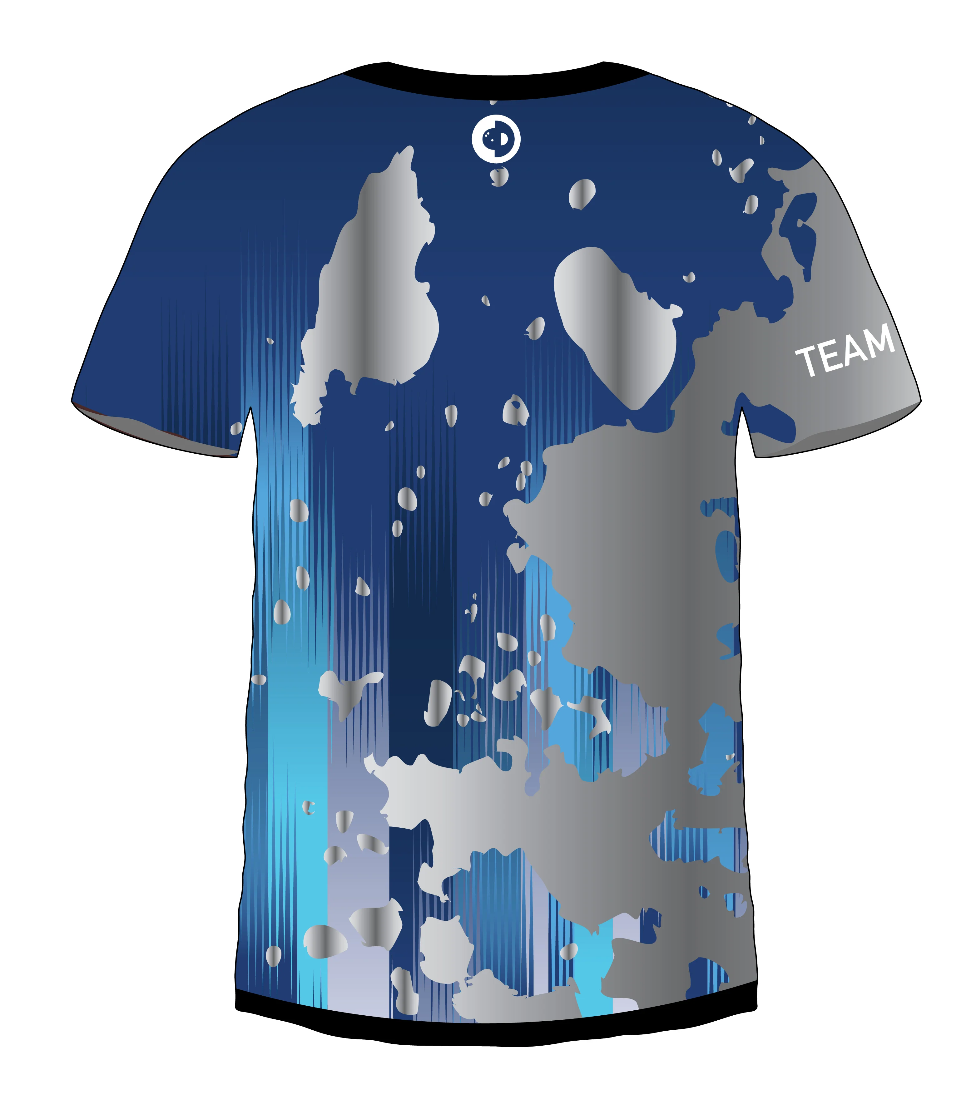Blue Stripe Mashup Jersey - Image 2