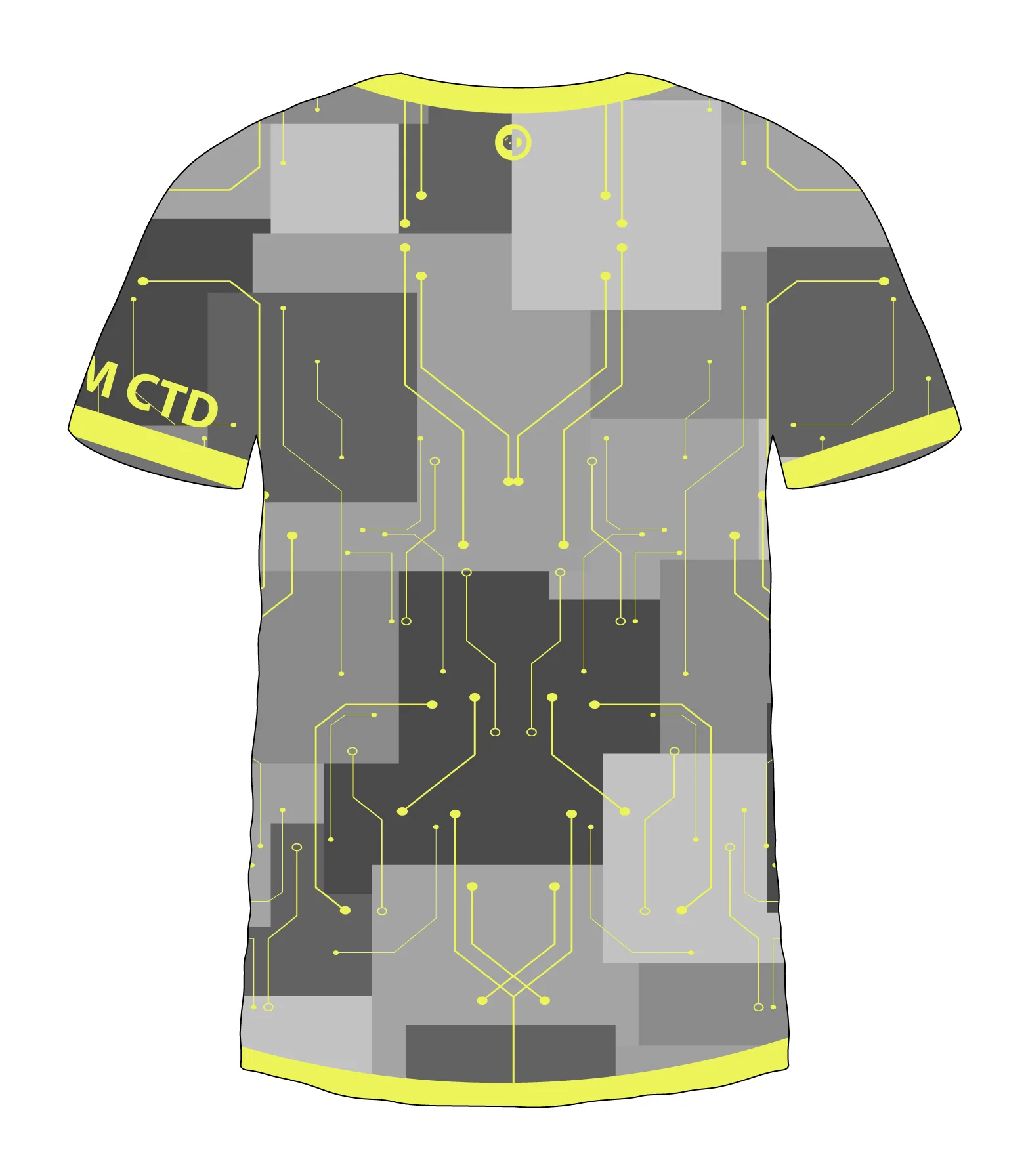 Gray Geo Digital Jersey - Image 2