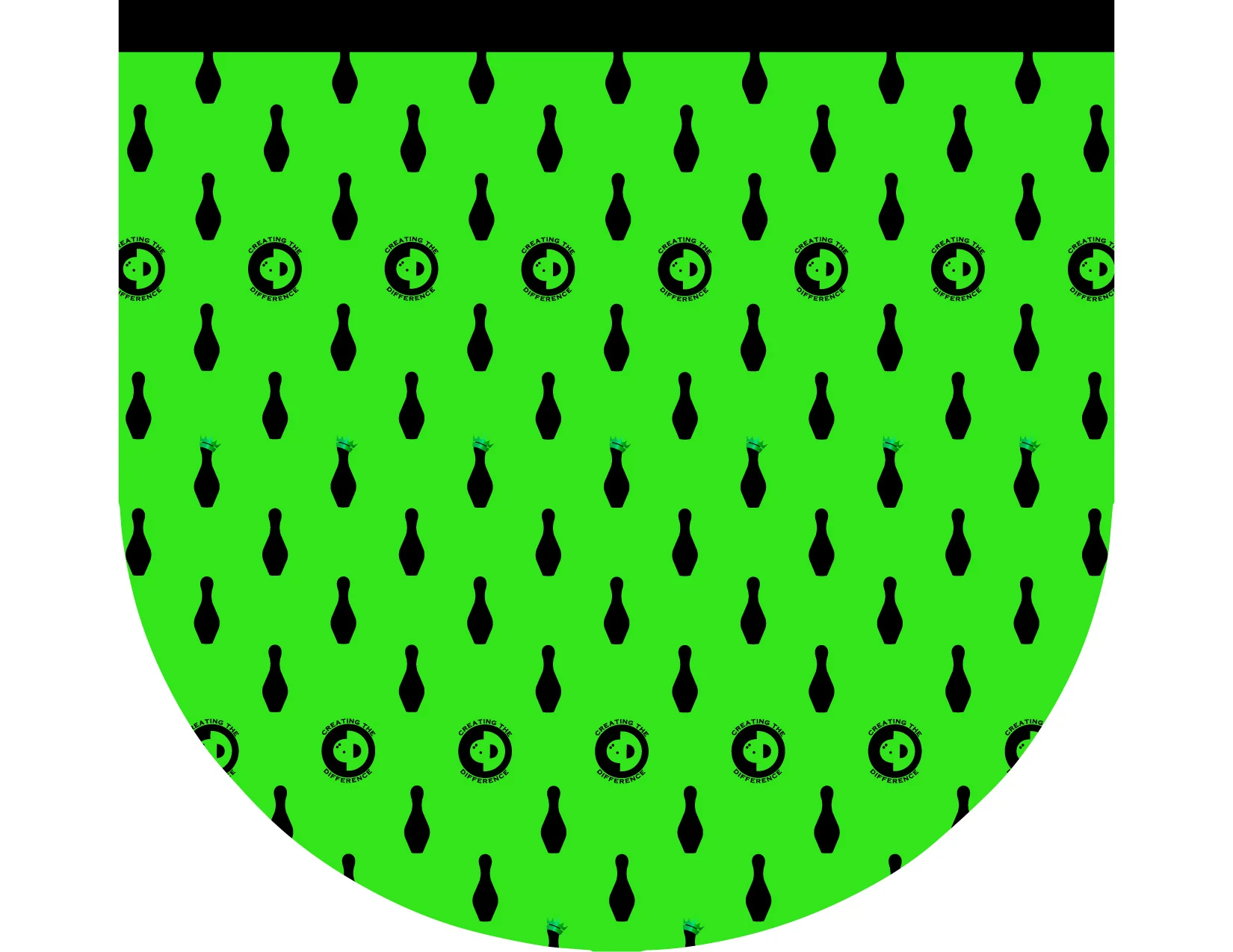 Kingpin Green Bowling Ball Bag