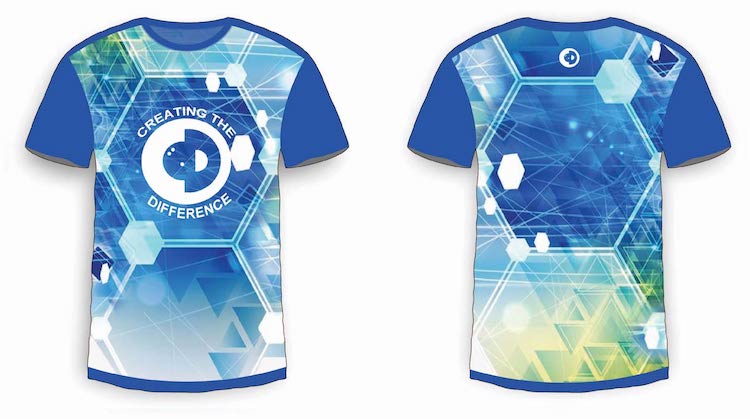 Light Blue & Green Hex Jersey - Image 3