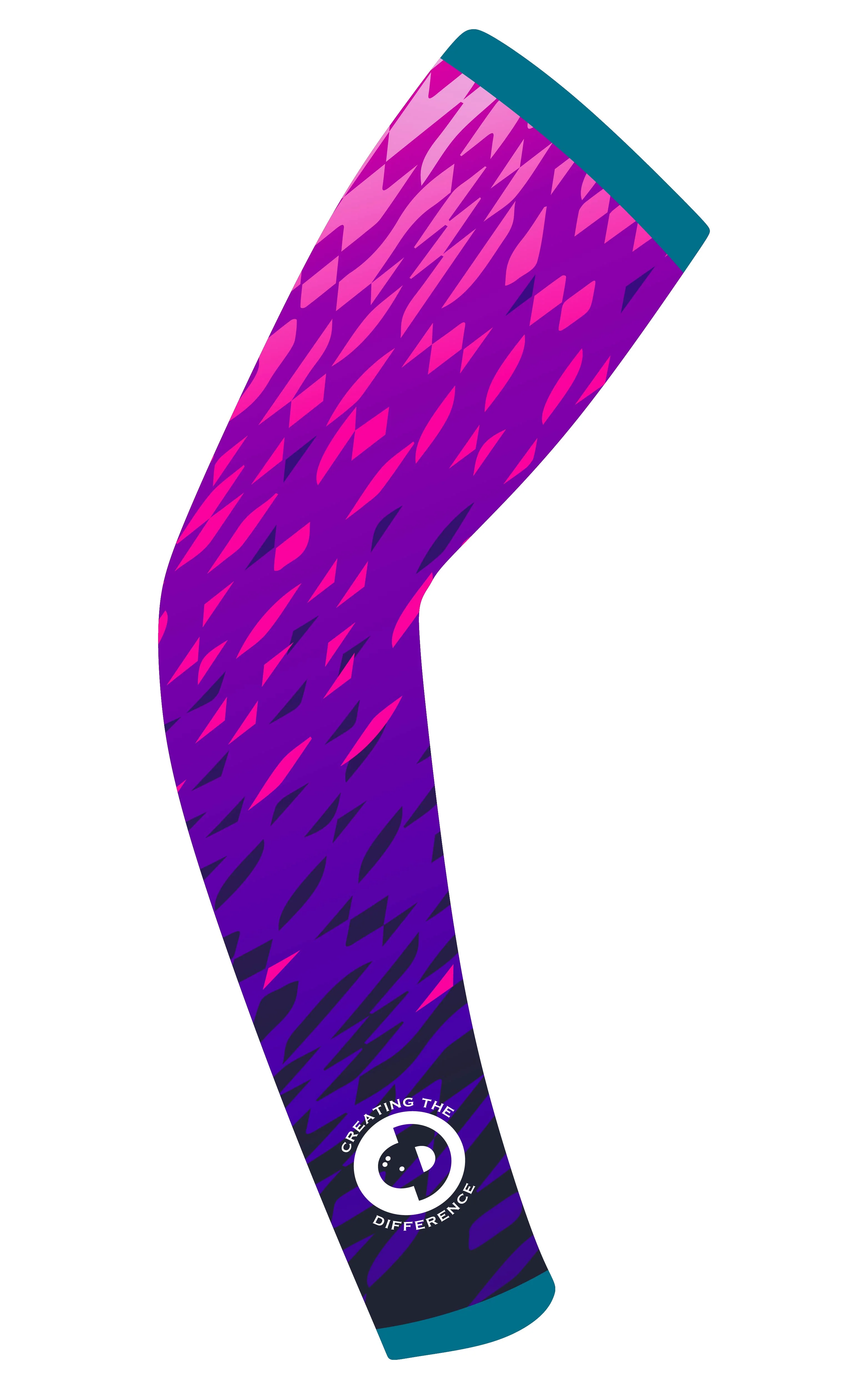 Purple Fleck with Teal Strike Sleeve