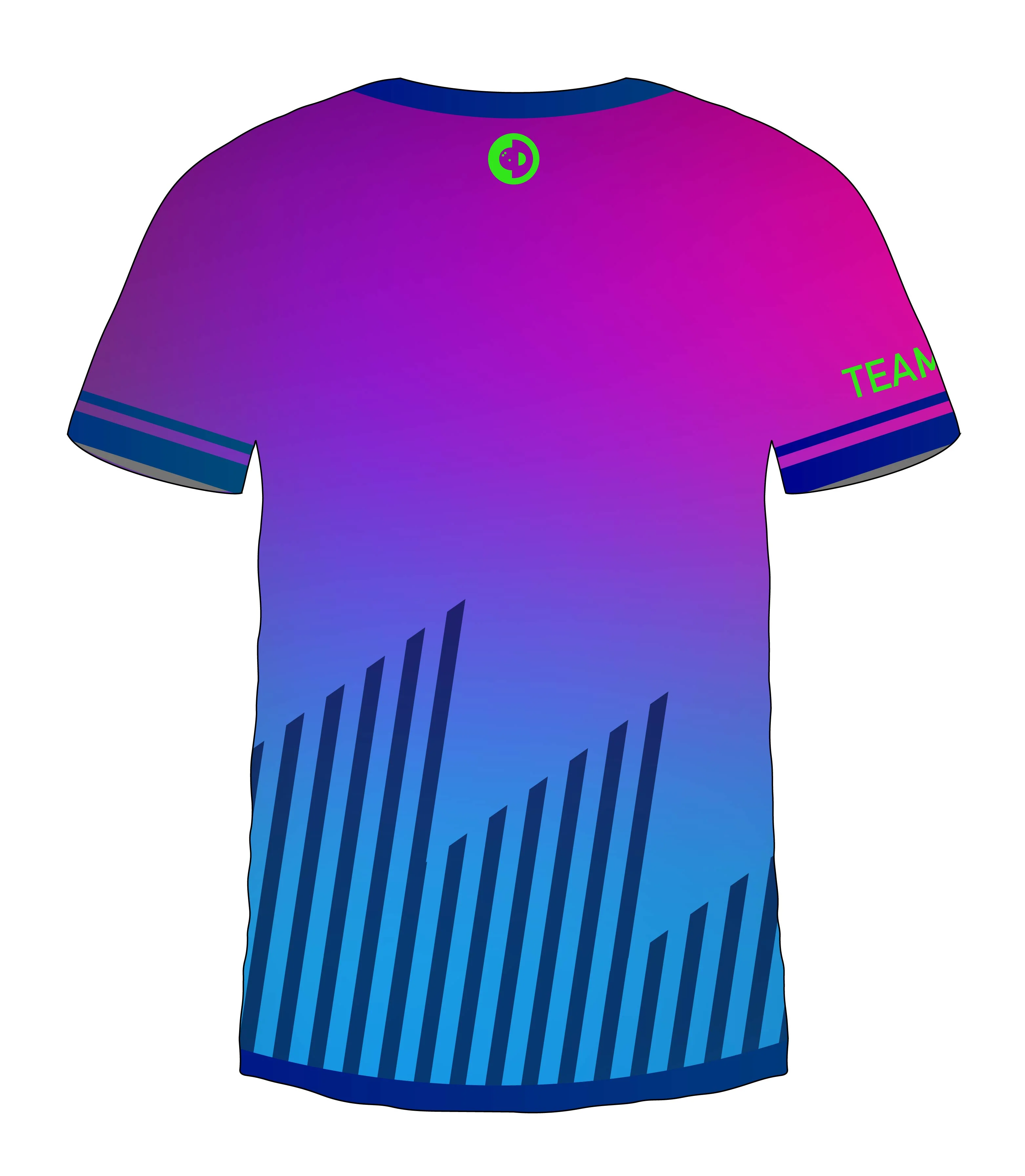 Purple Pink Stripe Jersey - Image 2