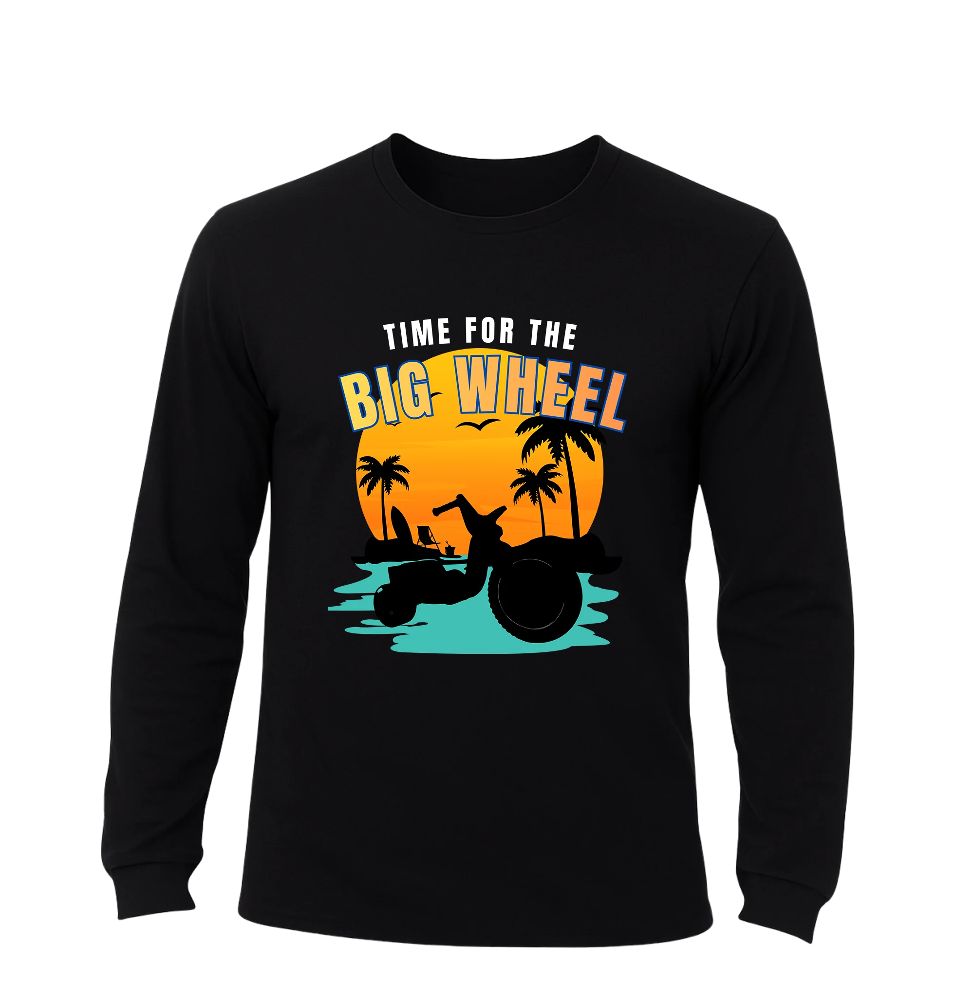 Time for the Big Wheel Long Sleeve Shirt